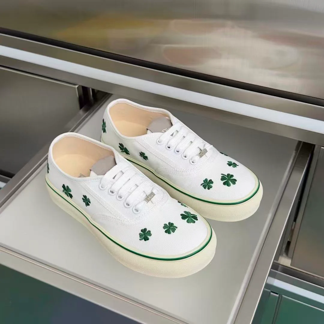 Saltwind Sneaker Clover on White Cotton - Image 7