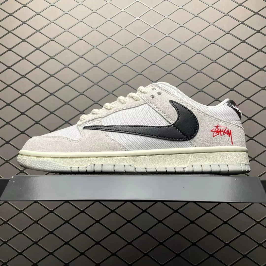 Stussy X Dunk SB Low Cream Black - Image 2