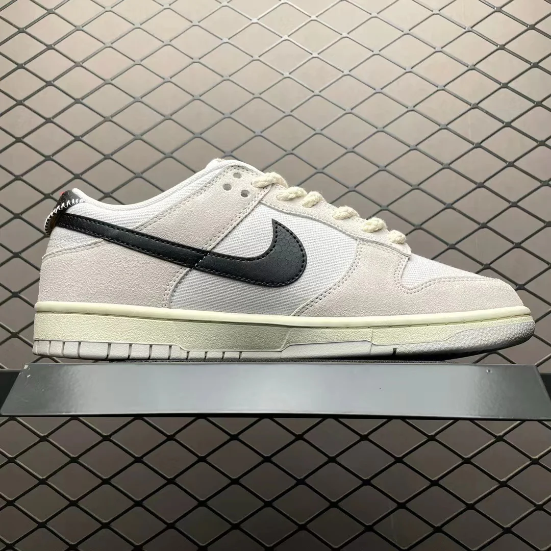 Stussy X Dunk SB Low Cream Black - Image 4