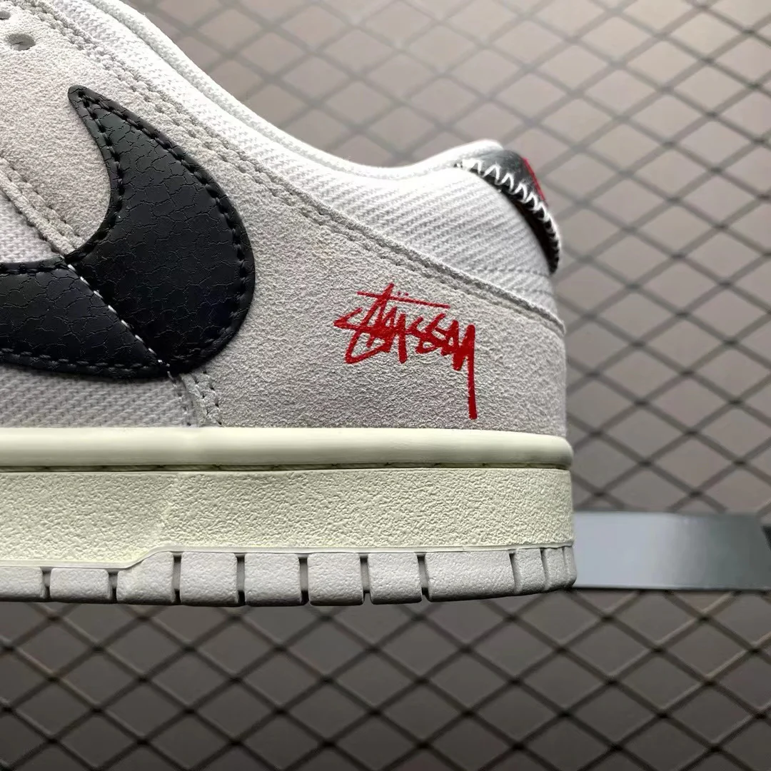 Stussy X Dunk SB Low Cream Black - Image 5