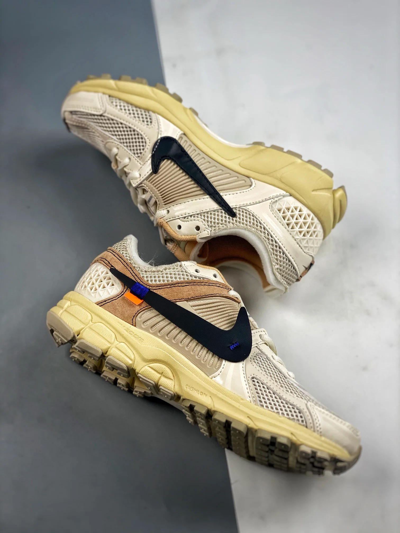 Vomero 5 x OW White Customs - Image 5