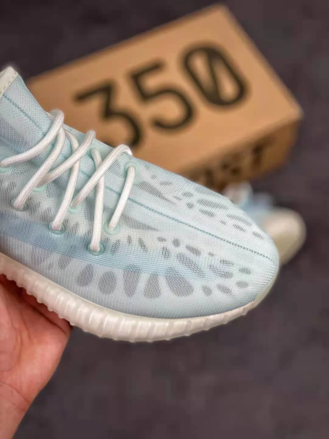 YZY 350 Mono Ice - Image 10