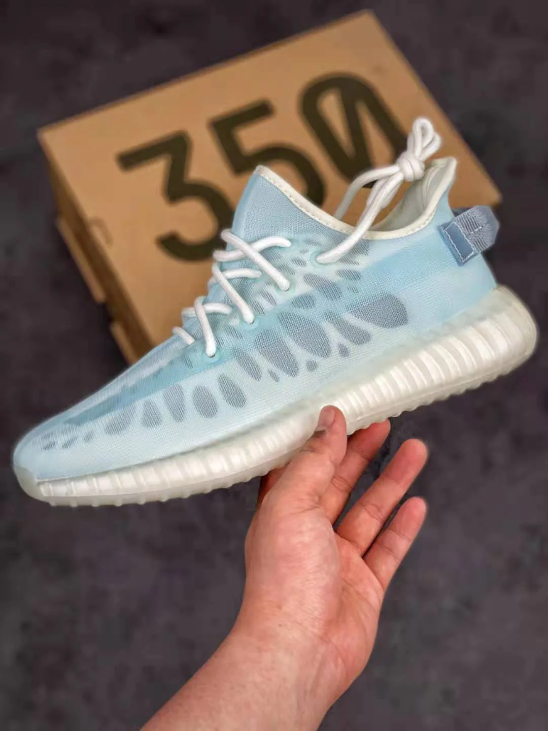 YZY 350 Mono Ice - Image 7
