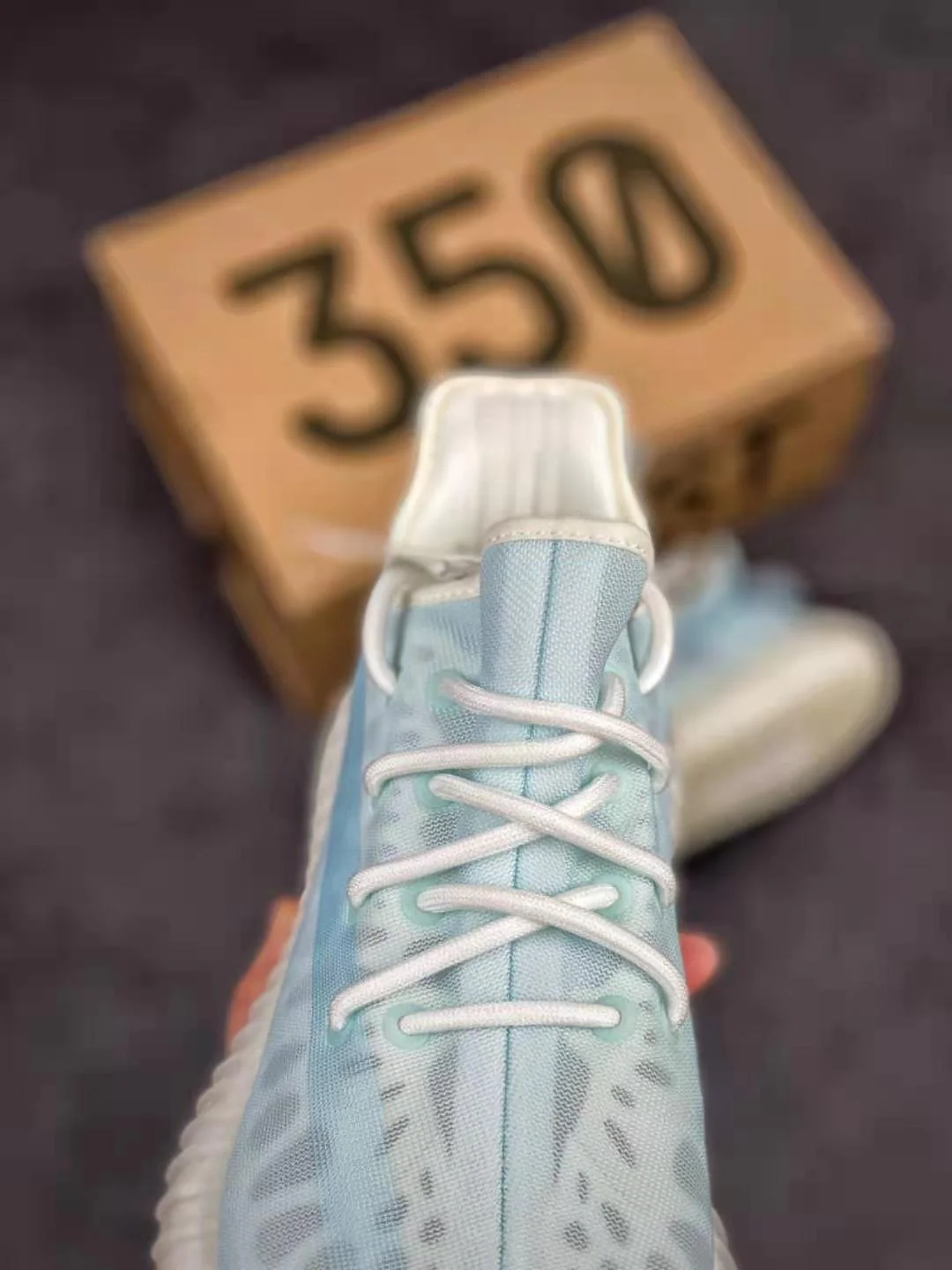 YZY 350 Mono Ice - Image 9